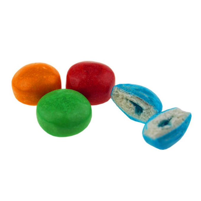 Produit halal rempli par centre multicolore naturel de chewing-gum de bubble-gum