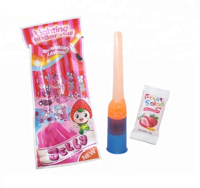Le jouet d'ongle de doigt allument les bonbons colorés à gelée de sucrerie pour des fêtes d'anniversaire